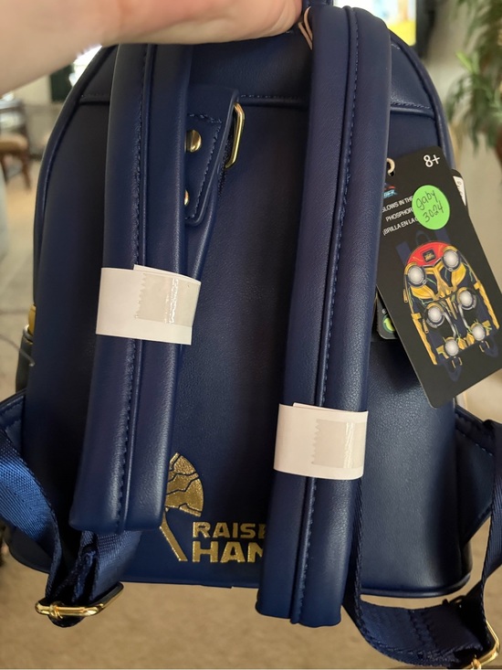 Loungefly Navy, Gold & Red Thor: Love and Thunder Mini Backpack main image 4